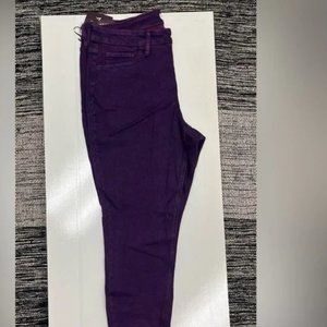 Purple Acid Wash Jeans Size 16W